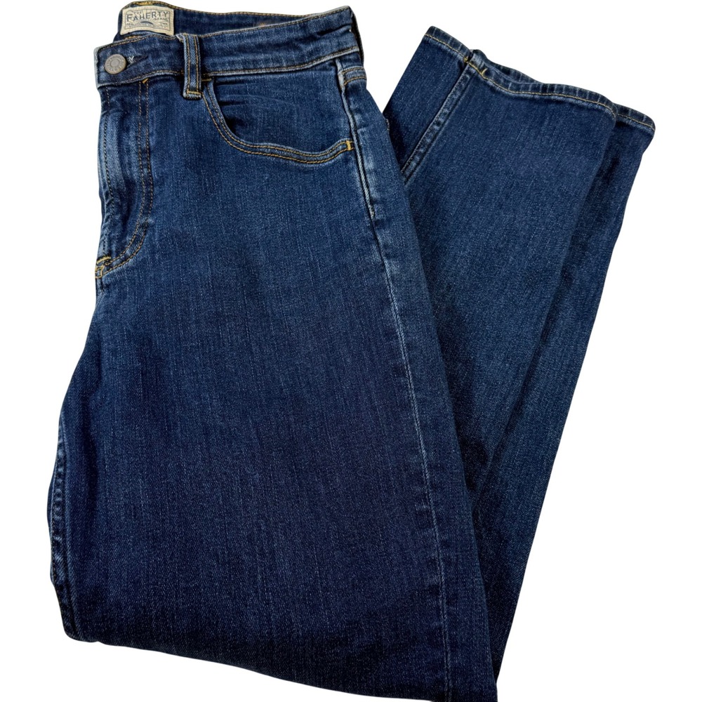 Faherty Denim Jeans Womens Size 30 Blue Feel Good Organic‎ Cotton Casual Pants